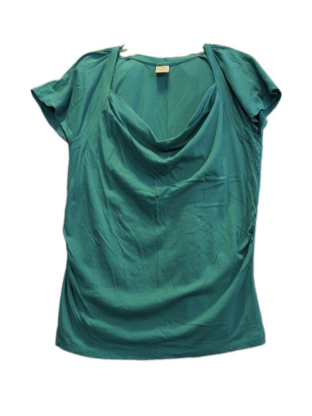 Emma James Soft Top Solid Pattern Scoop Neck S S Casual Classic Womens Size XL